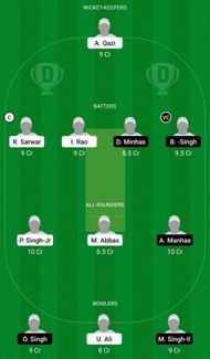 Dream11 Team for Punjab CC vs Brothers XI Portugal - ECS T10 Cartaxo 2022 Quarter-final 2.